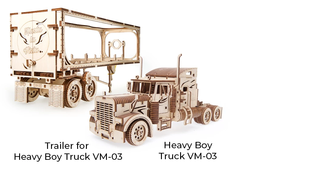 Ugears ユーギアーズ heavy Boy Truck VM-03 へヴィーボーイトラックVM ...